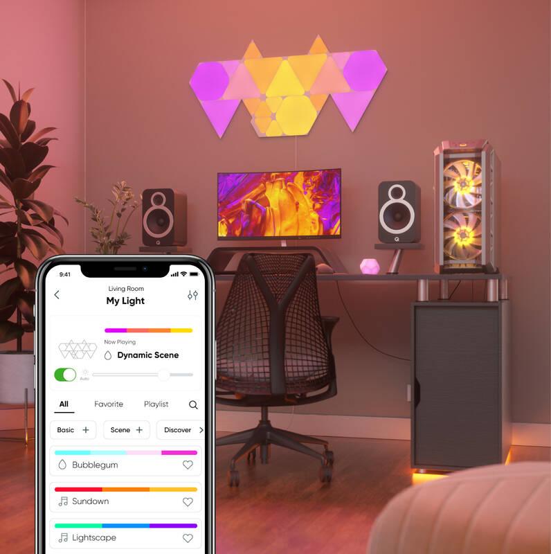 LED světlo Nanoleaf Shapes Triangles Starter Kit 4ks