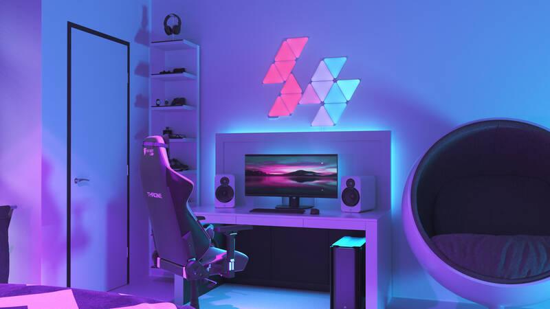 LED světlo Nanoleaf Shapes Triangles Starter Kit 4ks