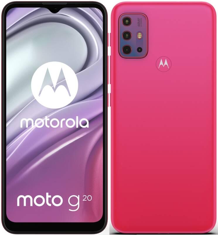 Mobilní telefon Motorola Moto G20 červený