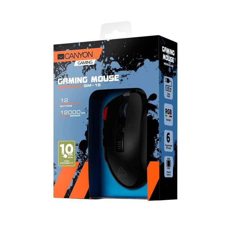 Myš Canyon Merkava GM-15 černá