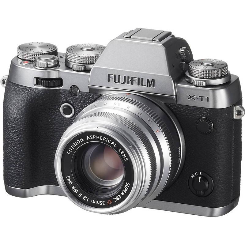 Objektiv Fujifilm XF35 mm f 2.0 R WR stříbrný, Objektiv, Fujifilm, XF35, mm, f, 2.0, R, WR, stříbrný