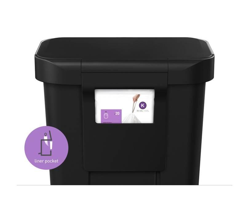 Odpadkový koš Simplehuman 45 l černý