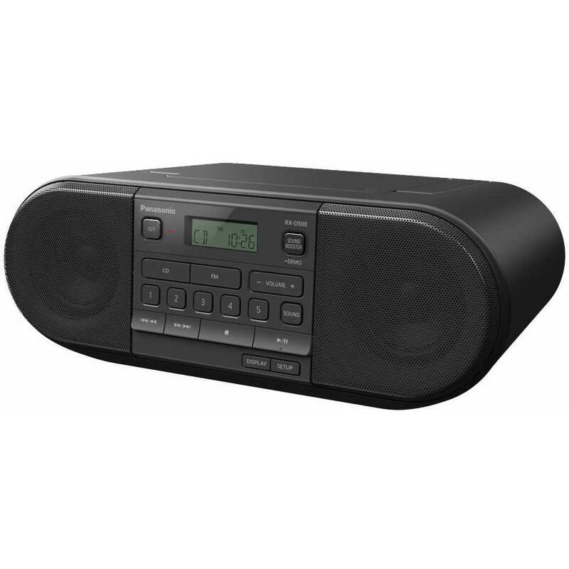 Radiopřijímač s CD Panasonic RX-D500EG-K černý