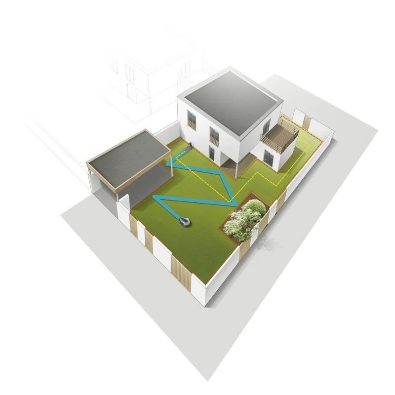 Robotická sekačka Gardena Sileno city 250