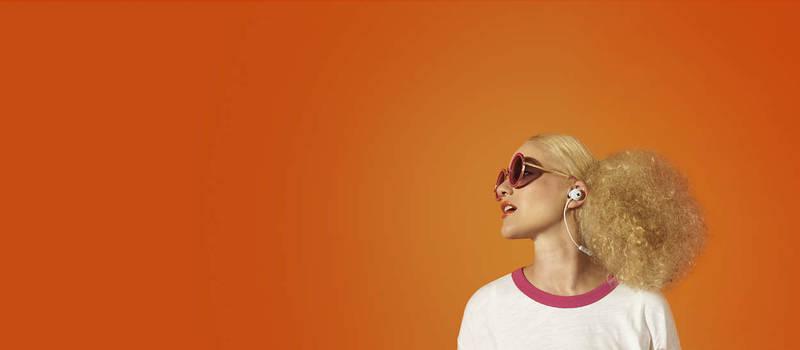 Sluchátka Philips SHB4305WT bílá