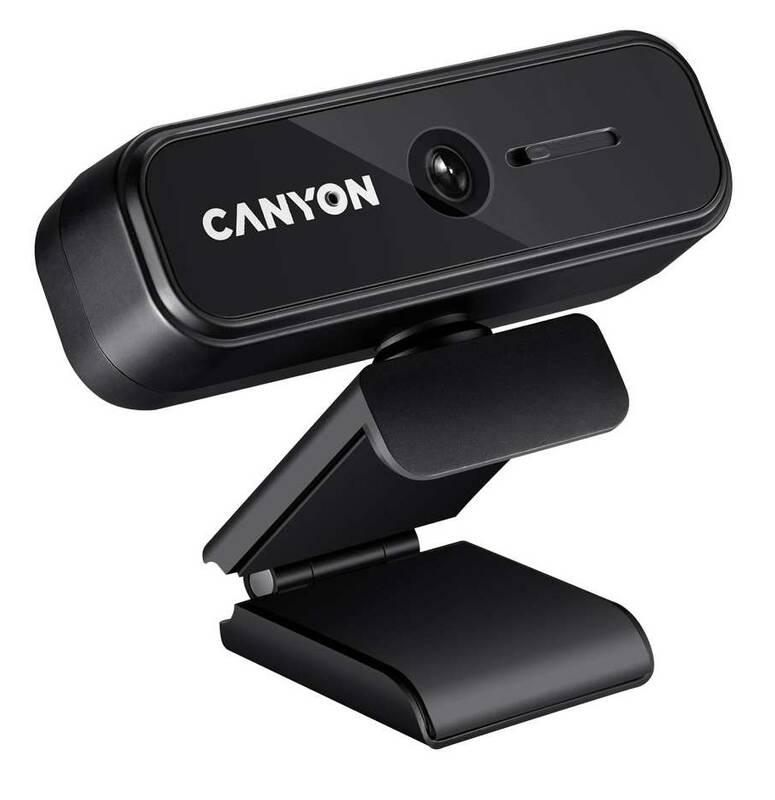 Webkamera Canyon C2N Full HD 1080p černá, Webkamera, Canyon, C2N, Full, HD, 1080p, černá