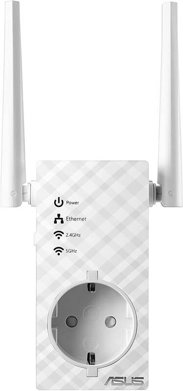 WiFi extender Asus RP-AC53 - AC750 bílý, WiFi, extender, Asus, RP-AC53, AC750, bílý