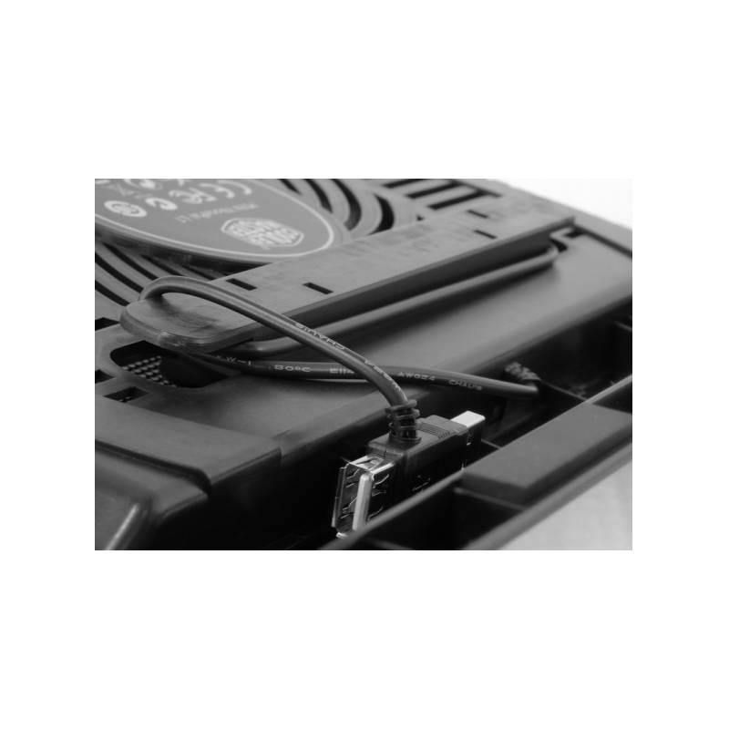 Chladící podložka pro notebooky Cooler Master NotePal NotePal L1 pro 12" - 17" černá