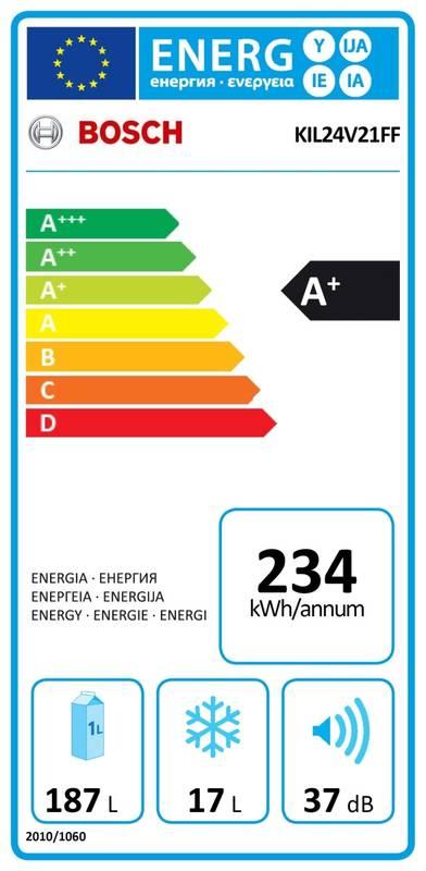 Chladnička Bosch KIL24V21FF bílá