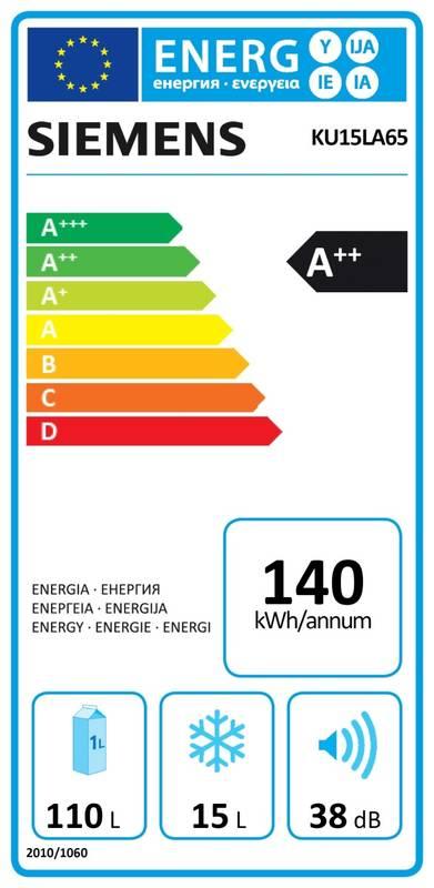 Chladnička Siemens KU15LA65 bílá