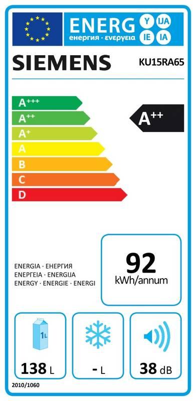 Chladnička Siemens KU15RA65 bílá