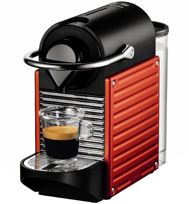 Espresso Krups Nespresso Pixie XN3006 černé červené