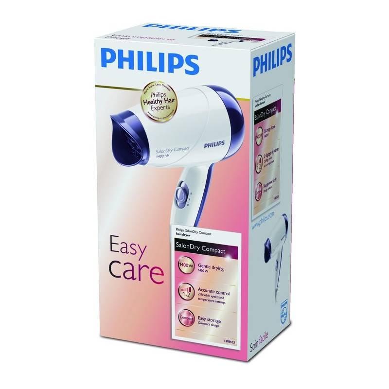 Fén Philips SalonDry Compact HP8103 bílý modrý
