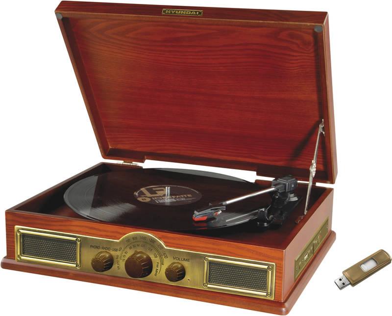 Gramofon Hyundai Retro RT 910RIP dřevo