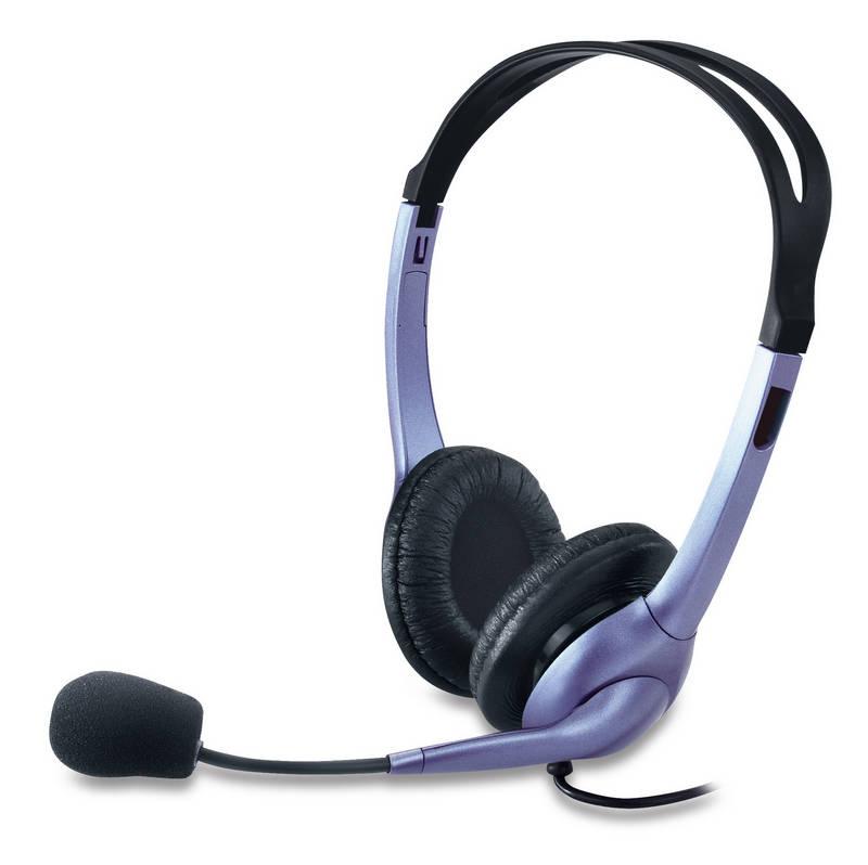 Headset Genius HS-04S černý stříbrný