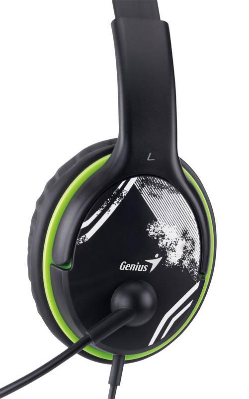 Headset Genius HS-400A černý zelený