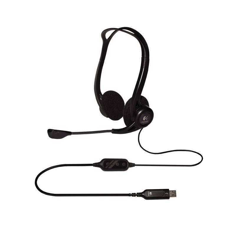 Headset Logitech 960 USB černý