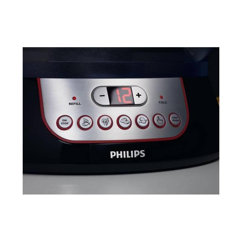 Hrnec parní Philips HD9140 91 černý, Hrnec, parní, Philips, HD9140, 91, černý