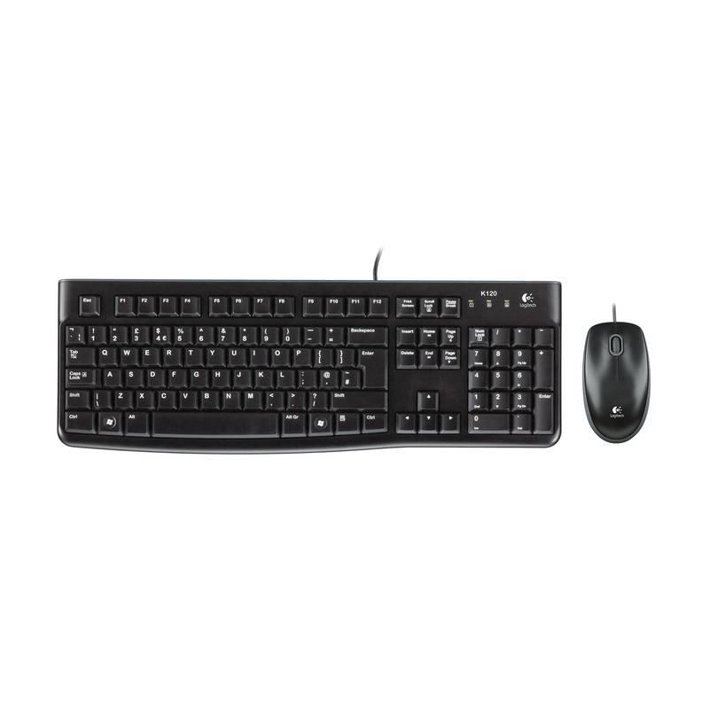 Klávesnice s myší Logitech Desktop MK120, CZ SK černá