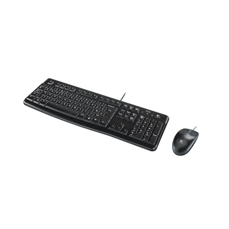 Klávesnice s myší Logitech Desktop MK120, CZ SK černá