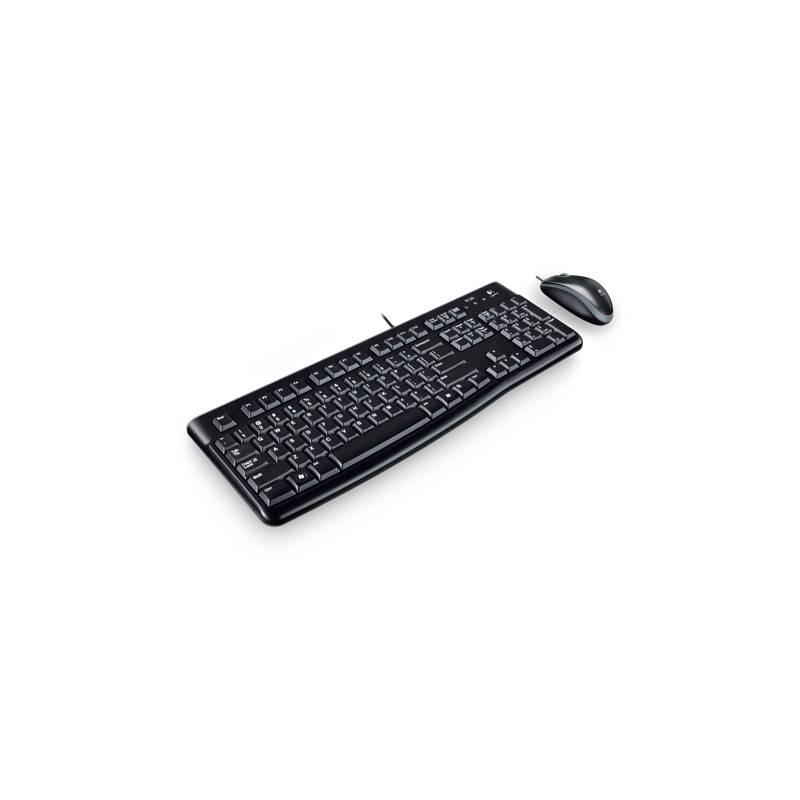 Klávesnice s myší Logitech Desktop MK120, CZ SK černá