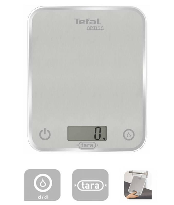 Kuchyňská váha Tefal BC5004 stříbrná