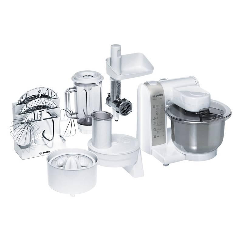 Kuchyňský robot Bosch MUM4880 šedý bílý