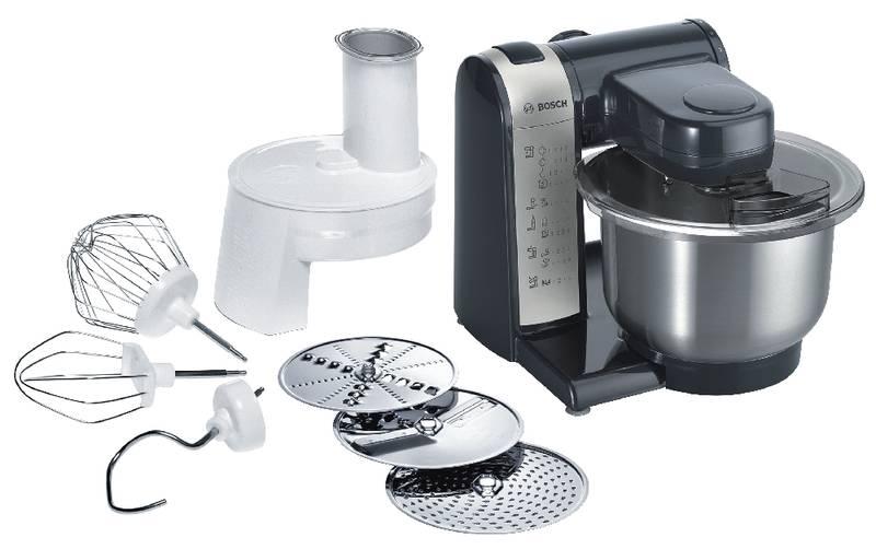 Kuchyňský robot Bosch MUM48A1 černý stříbrný
