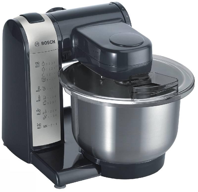 Kuchyňský robot Bosch MUM48A1 černý stříbrný