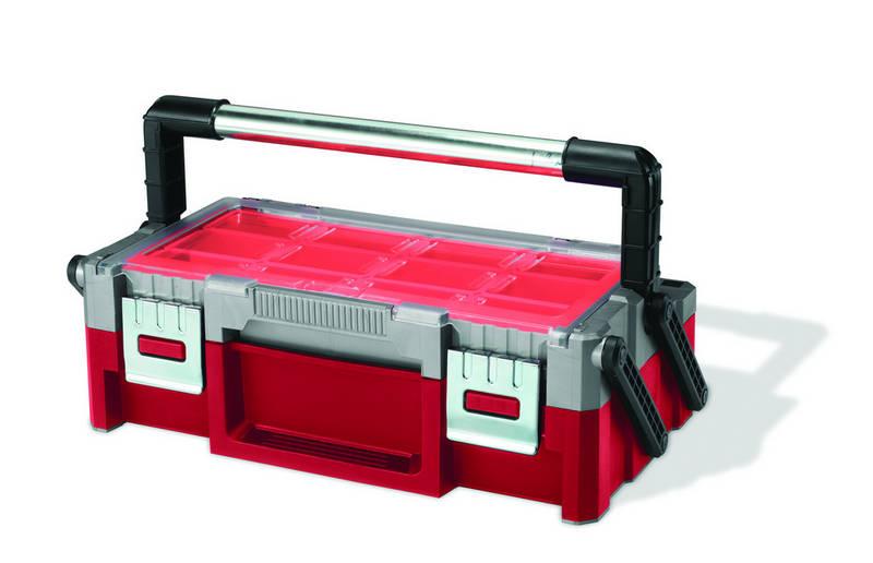 Kufřík na nářadí Keter 17186819 černý šedý červený