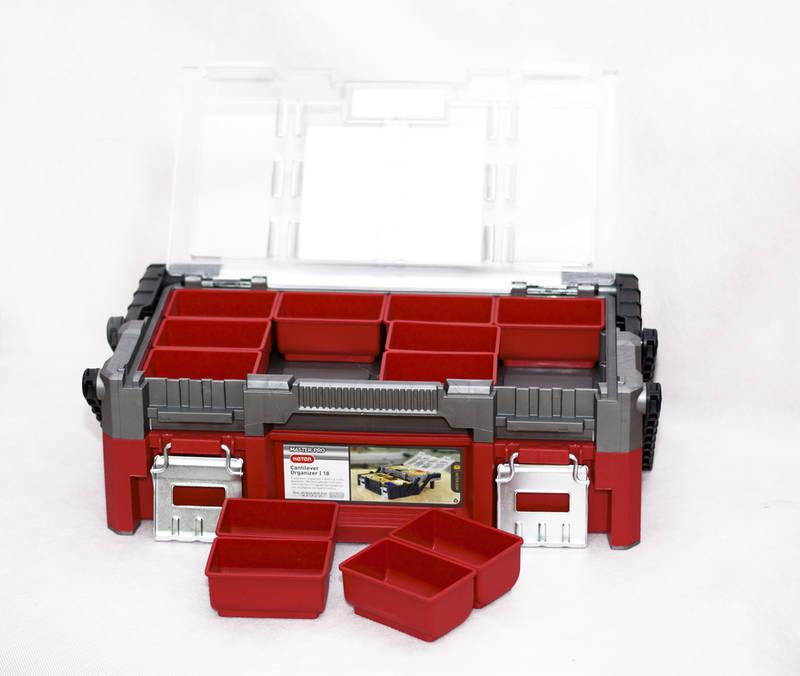 Kufřík na nářadí Keter 17186819 černý šedý červený