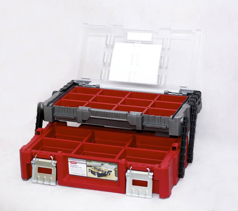 Kufřík na nářadí Keter 17186819 černý šedý červený