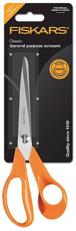 Nůžky Fiskars Functional Form 859853 stříbrné oranžové