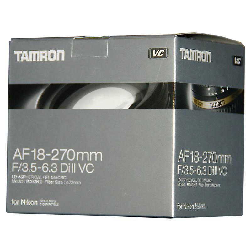 Objektiv Tamron AF 18-270 mm f 3.5 – 6.3 Di-II VC PZD pro Nikon černý, Objektiv, Tamron, AF, 18-270, mm, f, 3.5, –, 6.3, Di-II, VC, PZD, pro, Nikon, černý