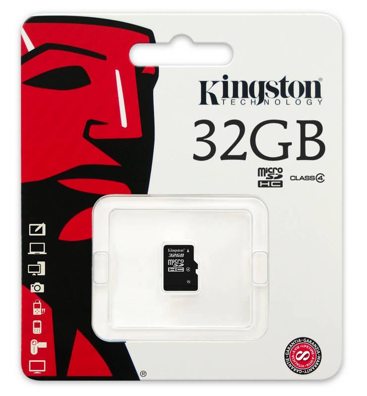 Paměťová karta Kingston MicroSDHC 32GB Class4
