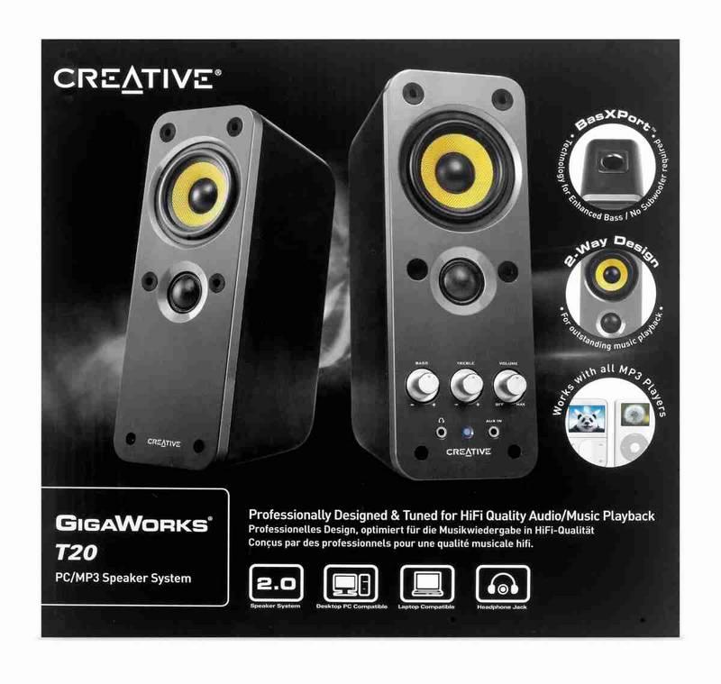 Reproduktory Creative Labs GigaWorks T20 II. 2.0 černá