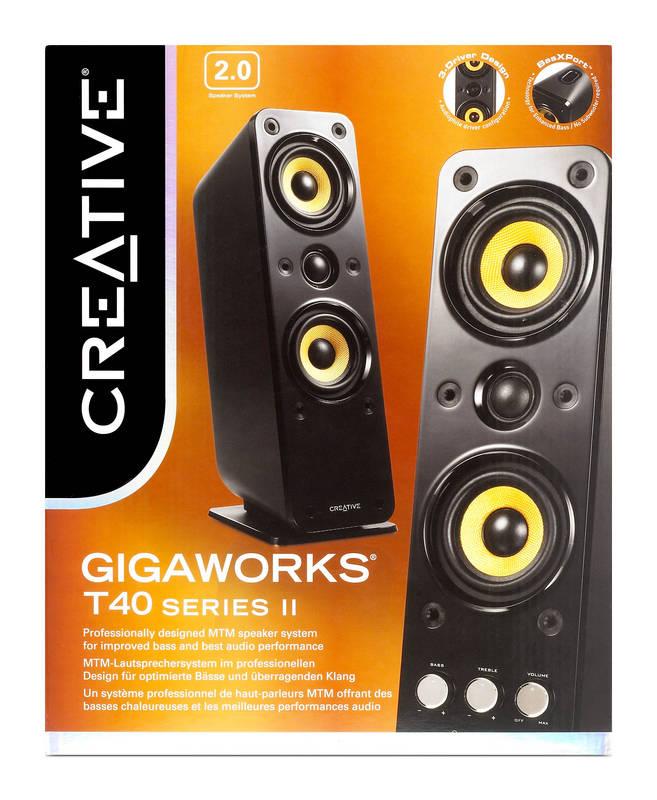 Reproduktory Creative Labs GigaWorks T40 II. 2.0 černá