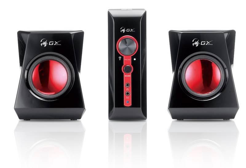Reproduktory Genius GX Gaming SW-G2.1 1250 černá červená