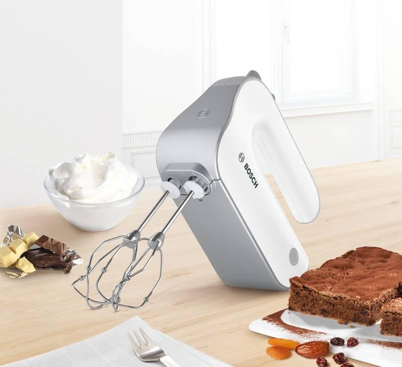 Ruční šlehač Bosch MFQ4030 stříbrný bílý