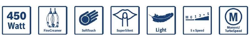 Ruční šlehač Bosch Styline MFQ4020 černý bílý