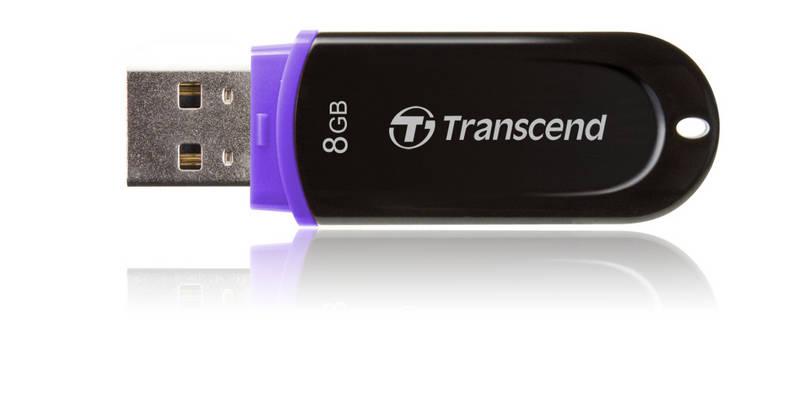 USB Flash Transcend JetFlash 300 8GB fialový