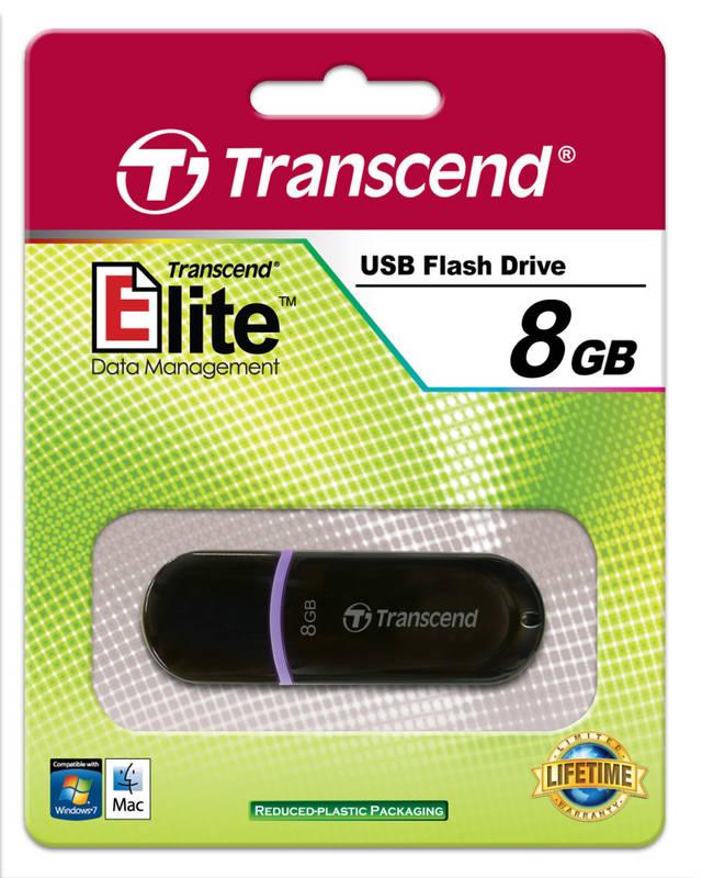USB Flash Transcend JetFlash 300 8GB fialový, USB, Flash, Transcend, JetFlash, 300, 8GB, fialový