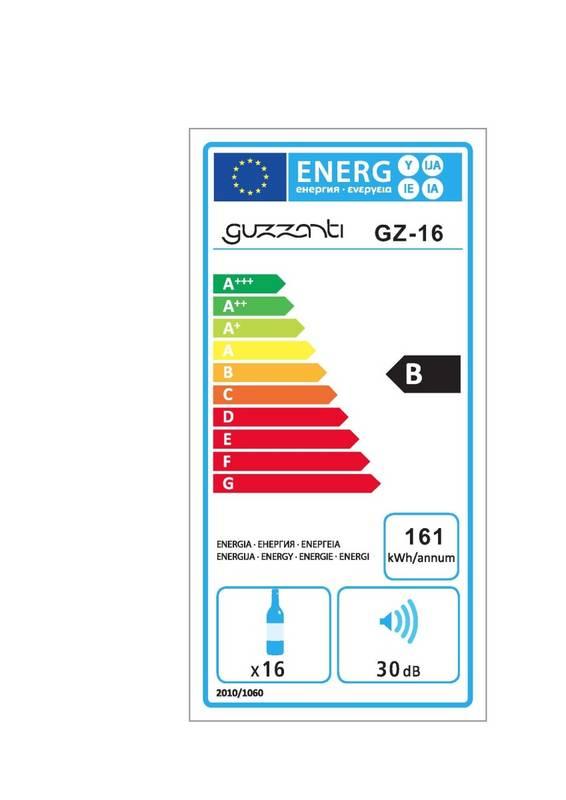 Vinotéka Guzzanti GZ 16 černá