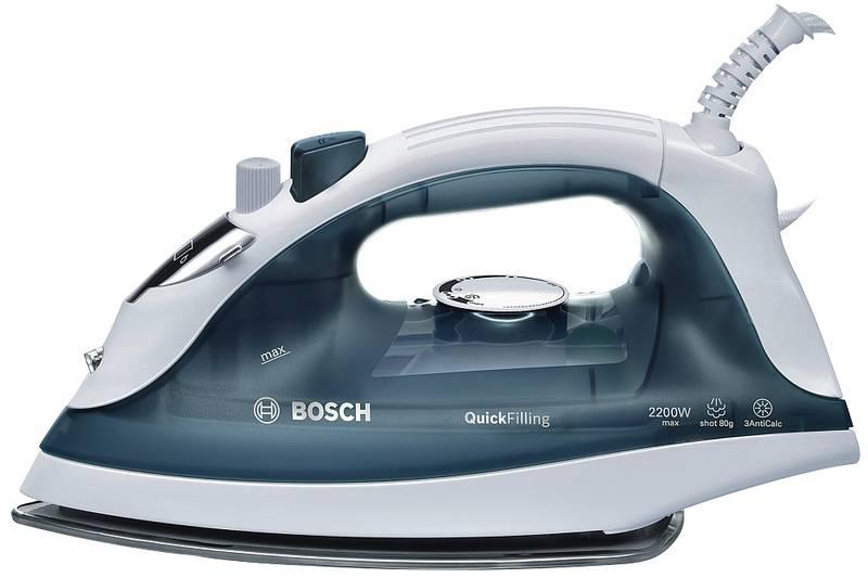 Žehlička Bosch TDA2365 šedá bílá modrá