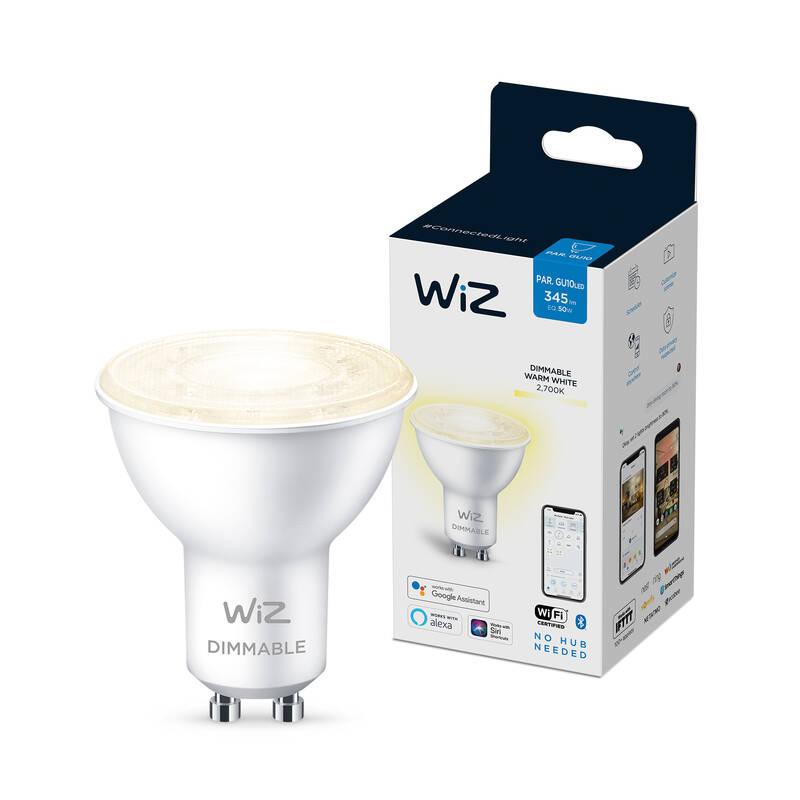 Chytrá žárovka WiZ Dimmable 4,9W GU10, Chytrá, žárovka, WiZ, Dimmable, 4,9W, GU10