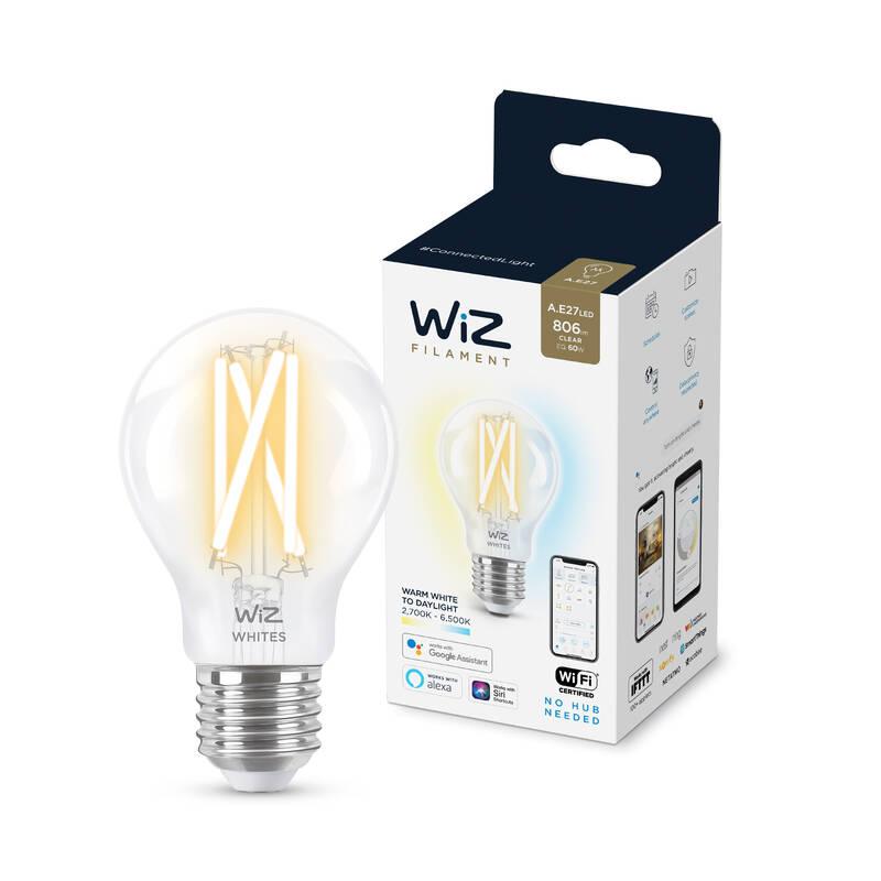 Chytrá žárovka WiZ Tunable White 6,7W E27 A60 Filament, Chytrá, žárovka, WiZ, Tunable, White, 6,7W, E27, A60, Filament