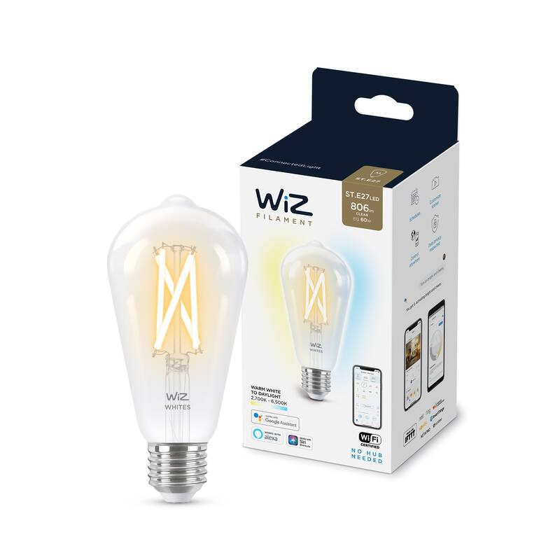 Chytrá žárovka WiZ Tunable White 6,7W E27 ST64 Filament