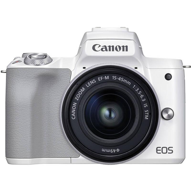Digitální fotoaparát Canon EOS M50 Mark II EF-M 15-45 bílý, Digitální, fotoaparát, Canon, EOS, M50, Mark, II, EF-M, 15-45, bílý