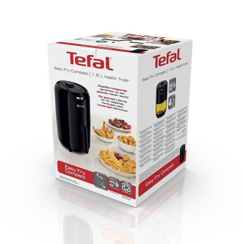 Fritéza horkovzdušná Tefal EY101815 Easy Fry Compact černá, Fritéza, horkovzdušná, Tefal, EY101815, Easy, Fry, Compact, černá