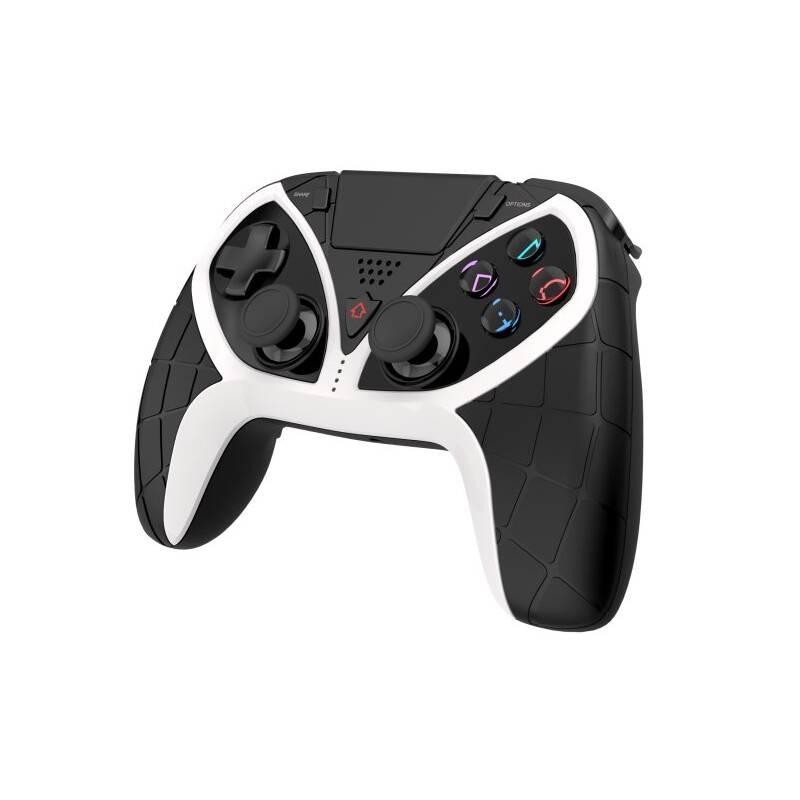 Gamepad iPega P4012 Wireless pro PS3 PS4 PS5 černý bílý